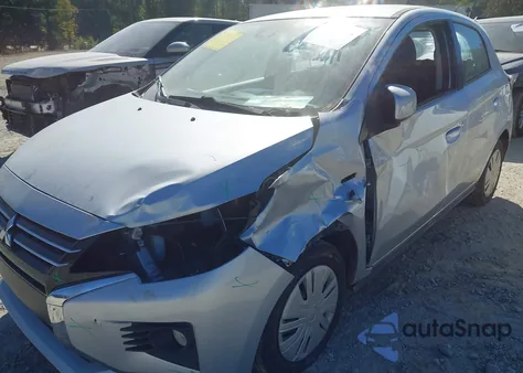 2022 Mitsubishi Mirage Es z USA, uszkodzony, nr VIN ML32AUHJ3NH000824